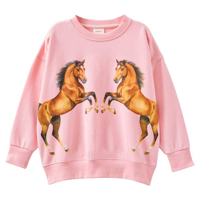 Milky Dancing Ponies Sweat